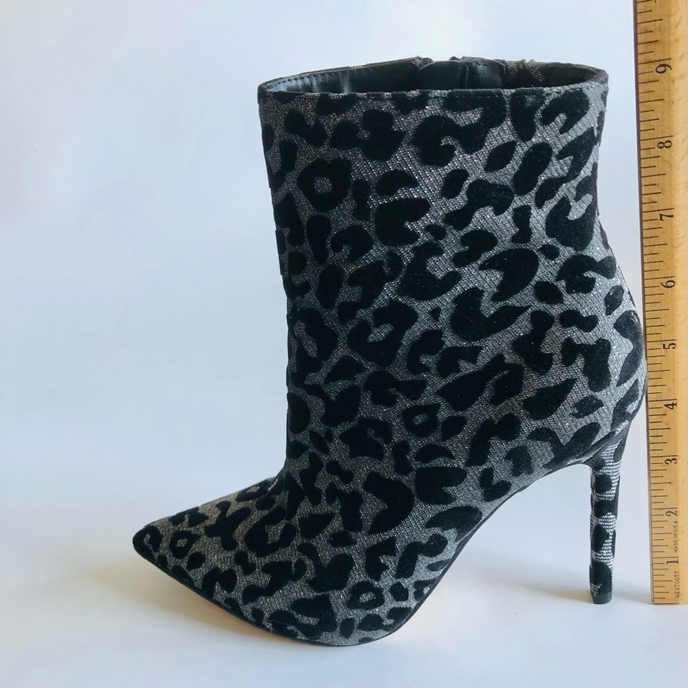 Express Metallic Leopard Booties - Picture 14 of 16